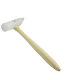 The Beadsmith Nylon Wedge Hammer - 9.5 inches Wooden Handle - 115mm, 3.8oz Head, 8 & 32mm Faces - Use to Flatten and Shape Sheet Metal and Wire with no Risk of marring - Buy Online on SooperMarket.com