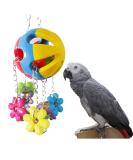 Keersi Parrot Chew Toy Ball for Pet Parrot Budgie Parakeet Cockatiel Conure Lovebird Finch Canary Cockatoo African Grey Macaw Eclectus Amazon Cage Accessories - Buy Online on SooperMarket.com