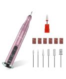 MEGACHIC 35000RPM Cordless Electric Nail Drill for Professional Manicure Pedicure - Rechargeable Efile with Drill Bits & Sanding Bands - Ideal for Acrylic Gel Nails at Home & Salon - Buy Online on SooperMarket.com