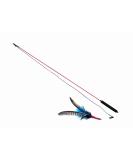 PurrSuit Feather Spinning Cat Toy LONG Safer Clip UK made 100cm Wand - Buy Online on SooperMarket.com