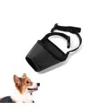 Maulkorb Small dogs muzzle dog adjustable loop breathable safe fast seat for small medium -sized dogs prevents biting chewing and barking (S black) - Buy Online on SooperMarket.com
