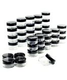 5 Gram Cosmetic Containers 50pcs Sample Jars Tiny Makeup Sample Containers with lids (Black) 50 Count Black - Buy Online on SooperMarket.com