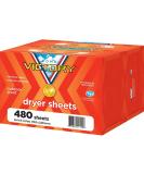 HOME VICTORY Outdoor Scented Dryer Sheets - 480 Count Fabric Softener Sheets - Reduces Wrinkles, Controls Static, Softens Fabric - Pack of 1 - Buy Online on SooperMarket.com