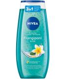 Nivea Frangipani & Oil shower gel (250 ml) pH -skin -neutral care shower with an invigorated france after frangipanibl tz pampering shower with nourishing oil beads 250 ml (1 Pack) Frangipani & Oil - New version - Buy Online on SooperMarket.com