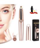SiKii Eyebrow Hair Remover - Painless Precision Trimmer with LED Light (Rose Gold) | Facial Hair Removal for Women and Men - Buy Online on SooperMarket.com