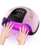 268W UV LED Nail Dryer for Gel Polish | 57 Dual Light Beads, 4 Timer Settings, Auto Sensor - Buy Online on SooperMarket.com