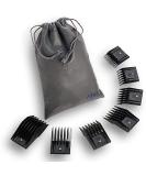Oster Universal Comb Attachment Blade Guard Set - 7 Piece Sizes #0 1 2 4 6 8 10 for Professional Clippers International Shipping Available - Buy Online on SooperMarket.com