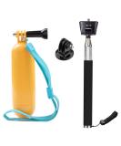TEKCAM Floating Hand Grip for Gopro Hero/AKASO/Remali Waterproof Cameras - Orange - Buy Online on SooperMarket.com