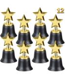 Bedwina Star Trophy Awards - Pack of 12 Bulk - 4.5 Inch, Gold Award Trophies for Kids Party Favors, Props, Rewards, Winning Prizes, Competitions for Kids and Adults - Buy Online on SooperMarket.com