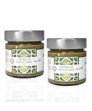 Pistachio Cream Made in Sicily | Italian Artisan Gourmet | 2x200 g - Buy Online on SooperMarket.com