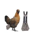 Pet Duck Goose Diapers - Adjustable Cloth Nappy for Poultry - Washable Hen Chicken Costume Diaper - Portable and Stylish - S Leopard Print - Buy Online on SooperMarket.com