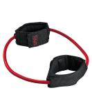 SPRI Xercuff Leg Resistance Band Exercise Cord with Non-Slip Padded Ankle Cuffs (All Bands Sold Separately) Portable for the Gym or At Home Workout Equipment Red (Medium) - Buy Online on SooperMarket.com