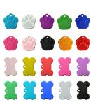Personalized Dzsomt Dog Stark - 20 Aluminum Dog Bones for Small & Medium Dogs & Cats | Custom Pet Tags - Buy Online on SooperMarket.com