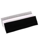 MapofBeauty 3 Pack Stretchy Cotton Yoga Headbands for Sports and Gym (Solid Color) - Buy Online on SooperMarket.com