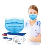 100 Pack Made in USA Disposable Face Masks- Medical Grade 3 Ply Protection Face Mask for Adults - Comfortable,Soft, Breathable - Buy Online on SooperMarket.com