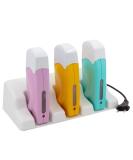 Epilwax Professional Multi-Colored Epilator & Wax Heater - 3 Guard Roll-On Device for Hair Removal (100ml Trio Pack) - Buy Online on SooperMarket.com