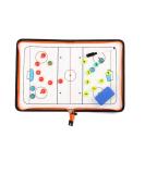 Wrzbest Ice Hockey Coaching Board - Zipper Closure, Strategy Tactics Clipboard for Coach Game Planning with Player Markers - Buy Online on SooperMarket.com