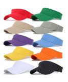 Ultrafun Unisex Adjustable UV Protection Sports Sun Visor Cap - 10 Pack - Buy Online on SooperMarket.com