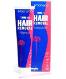 WooWoo Tame It! Natural Intimate Hair Removal Cream - Painless Vegan Depilatory for Sensitive Skin - 200ml Pack - Women's In-Shower Hair Remover with Aloe Vera - Buy Online on SooperMarket.com