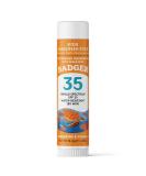 Badger Kids Natural Mineral Sunscreen Face Stick SPF 35 - Tangerine & Vanilla, 0.65 oz - Buy Online on SooperMarket.com