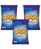 Crisps Bundle with Walkers Baked Wotsits Really Cheesy Flavour Corn Puffs 6 x 16.5g (3 Pack) - Buy Online on SooperMarket.com