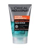 L'Or al Men Expert Face Scrub  Hydra Energetic Deep Exfoliating Face Wash for Men 100 ml - Buy Online on SooperMarket.com