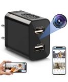 Wireless Hidden WiFi Charger Spy Camera - 1080P HD Nanny Cam - LUOHE Mini USB Security Camera Recorder - Black - Buy Online on SooperMarket.com