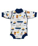 Splash About Happy Nappy Wetsuit with Reusable Swim Nappy - Tug Boats 0-4 Months - Buy Online on SooperMarket.com