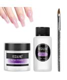 TBeautfave Pink Acrylic Powder Acrylic Powder and Liquid Set Polymer For Acrylic Nail Extension Carving Acrylic Nail Kit Acrylic Nail Brush Nail Art Starter Kit For Nail Art Salon Home DIY - Buy Online on SooperMarket.com