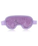 NEWGO Cooling Eye Mask for Puffy Eyes Reusable Hot Cold Therapy Gel Cold Eye Mask for Migraine Headache Dark Circles Dry Eyes Swollen Eyes Sinus Pain Purple - Buy Online on SooperMarket.com