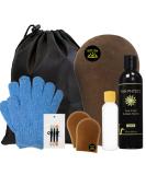 Tan Physics Self Tanner (11pc Deluxe Bundle) Tan Physics True Color Sunless Tanner - Travel Bag & Bottle  Gloves  Application Mitt & Detail Applicator Tanner + 10 Pc Bundle - Buy Online on SooperMarket.com