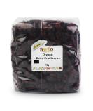 Organic Dried Cranberries 1kg - Buy Online on SooperMarket.com