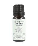 Nikura Pure Australian Tea Tree Essential Oil for Skin Nail Fungus Face Hair Acne Piercings Head Lice | Diffuser Oil for Home Candle & Soap Making | 10ml | Vegan & UK Made Tea Tree (Australian) - Buy Online on SooperMarket.com