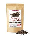 Kampot pepper black 100g finest black campot pepper made of Cambodia black pepper entire peppercorns for the pepper mill filled by hand in Germany - Buy Online on SooperMarket.com