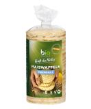 Biocentrale Sea Salt Corn Waffles | Organic Vegan Gluten & Lactose-Free | 12 Pack (120g Each) | Low-Fat Not Fried Snack | Only 3 Ingredients - Buy Online on SooperMarket.com