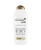 OGX Nourishing + Coconut Milk Moisturizing Conditioner for Strong & Healthy Hair, with Coconut Milk, Coconut Oil & Egg White Protein, Paraben-Free, Sulfate-Free Surfactants, 25.4 fl oz - Buy Online on SooperMarket.com