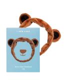 I Dew Care Face Wash Headband - Brown Bear | Spa, Soft, Cute for Makeup, Shower, Teen Girls Stuff, 1 Count - Buy Online on SooperMarket.com