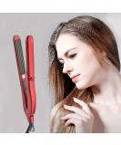 Pro Ceramic Mini Hair Crimper for Women - Small Wave Curling Iron for Short & Long Hair Styling (Red) - Buy Online on SooperMarket.com