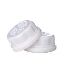 Lifefactory Flat Caps 2-Pack for 4-Ounce and 9-Ounce BPA-Free Glass Baby Bottles  White 2 Count (Pack of 1) White - Buy Online on SooperMarket.com