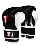 TITLE Boxing Youth Bag Gloves Black/White 4 oz - Lightweight Kids Boxing Gloves - Buy Online on SooperMarket.com