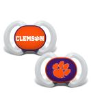 Clemson University Tigers Pacifier Set - Multicolor, One Size - Baby Fanatic CLE212 - Buy Online on SooperMarket.com