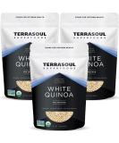 Terrasoul Superfoods Organic White Quinoa 6 Lbs - Pre-washed, Gluten-free, Plant Protein - Buy Online on SooperMarket.com