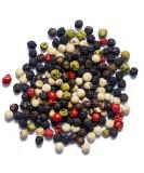 5-Colour Whole Mixed Dried Peppercorns Pepper (50g) - Black, White, Pink, Green, Pimento - Buy Online on SooperMarket.com