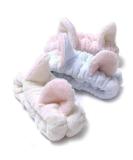 WEBGGER 3 Pack Plush Cat Ears Headbands for Women, Teens, and Kids - Soft, Stretchy, and Cute Makeup Spa Headbands - Multi-colored Set - Buy Online on SooperMarket.com