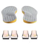 Goofort Orthotic Gel Insoles for Posture Correction and Foot Support - Gray, High Arch, Overpronation, Plantar Fasciitis - Women/ Men - Size 9-11 - Buy Online on SooperMarket.com