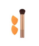 Real Techniques Glitter All The Way Brush & Sponge Set - Limited Edition Makeup Tools for Blending & Contouring | Latex-Free Holiday Gift - Buy Online on SooperMarket.com
