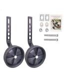 Bicycle Training Wheels Replacement Kit for Kids - Heavy Duty Rear Stabilizers - Fits 12/14/16/18/20 inch Bikes (Black) - Buy Online on SooperMarket.com