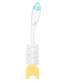 NUK Bottle Brush with Sponge and Integrated Teat Brush | with Ergonomic Handle | for Bottles and Teats | Pack of 1 New pack Soft - Buy Online on SooperMarket.com