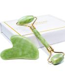 BAIMEI Jade Roller & Gua Sha Set Face Roller and Gua Sha Facial Tools for Skin Care Routine and Puffiness-Green A-green - Buy Online on SooperMarket.com