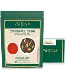 Vahdam Original Chai Spiced Black Tea (200g) Mixture of black tea cinnamon cardamom cloves and black pepper |Spiced chai tea |Brew chai latte masala chai tea - Buy Online on SooperMarket.com